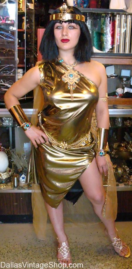 sende indsigelse Mission Sexy, Elaborate Cleopatra Costume & Accessories, Egyptian Characters  Complete Outfits, - Dallas Vintage Clothing & Costume Shop