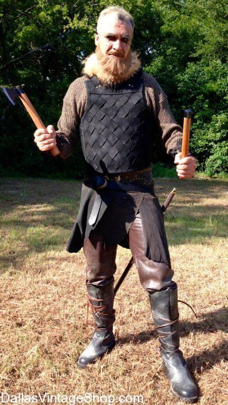 maler Foster Forladt Viking Costumes, Viking Leather & Fur Clothing, Weapons