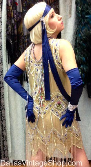 Get Roaring 20's Beaded Gowns, Roaring 20's Attire, Roaring 20's Speakeasy Gowns, Roaring 20's Flapper Dresses, Roaring 20's Gala Gowns, Roaring 20's Prohibition Attire, Roaring 20's Style Gowns, Roaring 20's Period Attire. We have many Roaring 20's Quality Gowns, Roaring 20's Great Gatsby Costumes, 1920's Costumes & Accessories.