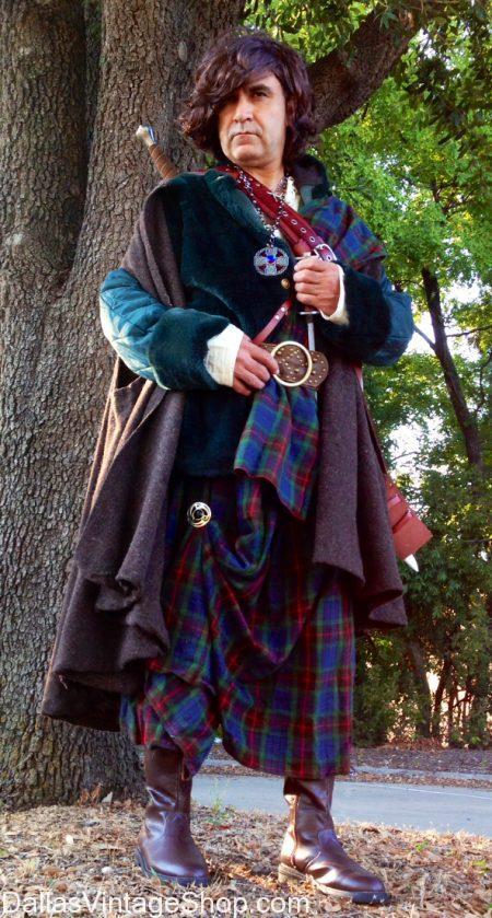 Celtic.  Celtic clothing, Historical irish clothing, Celtic costume