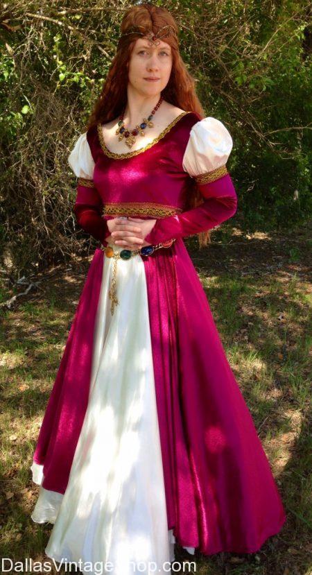 DFW Events Scarborough Faire Ladies Quality Renaissance Costumes, Ren Fest Royalty & Nobility Attire Ladies Quality Renaissance Costumes, Ren Fest Royalty & Nobility Attire