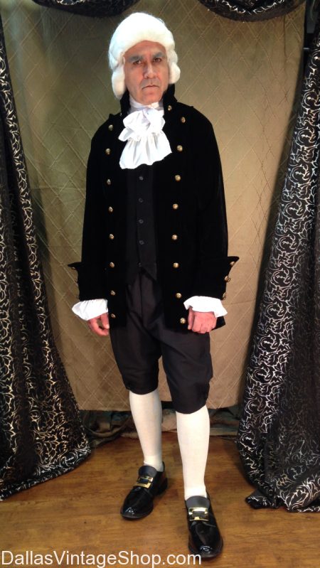  George Washington Costume Adult Colonial Costumes for Men :  Clothing, Shoes & Jewelry