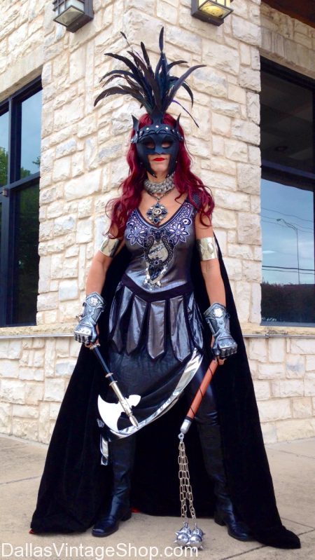 female warrior costume