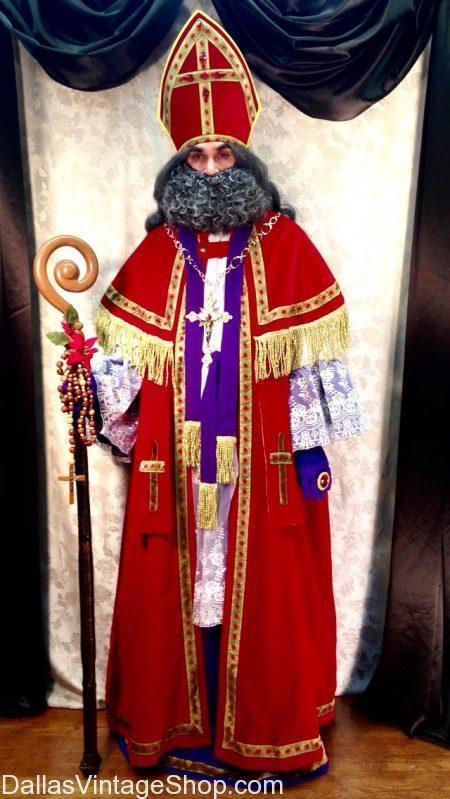 Catholic Episcopal Bishop Hat Mitre Halloween Costume Liturgical Cosplay Priest 