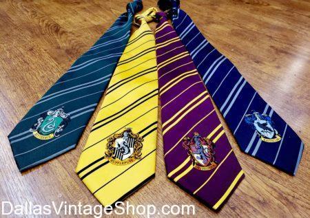 Harry Potter Gryffindor Ravenclaw Slytherin Hufflepuff Wizard Tie Fancy Dress UK