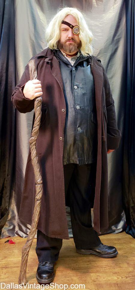 We have Mad Eye Moody Costume, Harry Potter Costumes, Wizard Costumes, Alastor Moody Costumes, Harry Potter Profesor Costumes, Harry Potter Cast Costumes, Harry Potter Movie Costumes, 