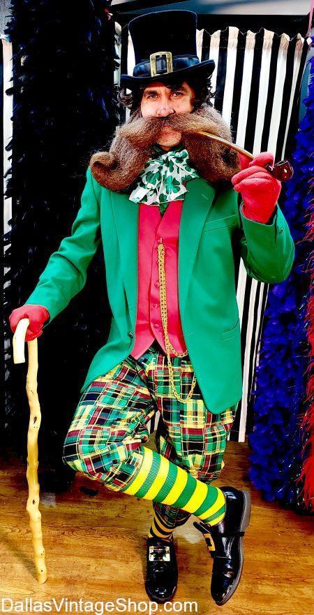 This Saint Patrick's Day Costumes is one Very Detailed Irish Leprechaun Costume. We have plenty of St. Patrick's Day Costumes, Saint Patrick's Day Costumes, St. Patrick's Day Leprechaun, St. Patrick's Parade Costumes, St. Patrick's Costumes, St. Patrick's Irish Costumes, Irish Festival Attire, Irish Traditional Costumes & Irish Costume Ideas in stock.