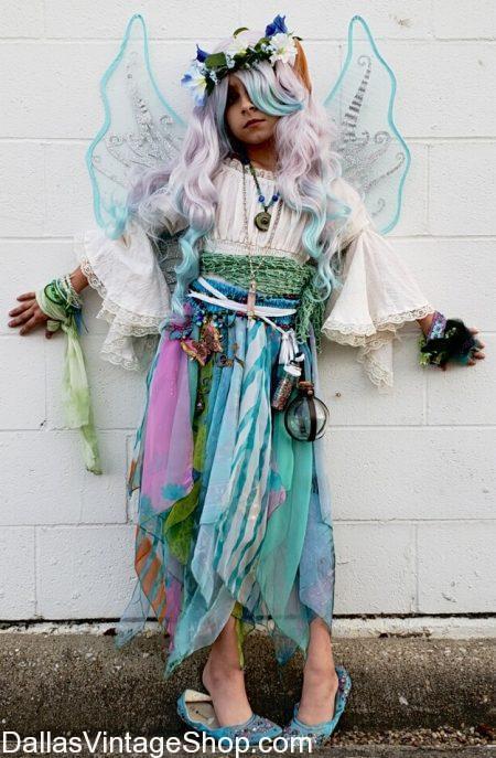 Our Kids Fairy Costumes include Mystical Fairies, Magical Fairies, Storybook Fairies, Renaissance Festival fairies, Medieval and Fantasy Fairies. Here are the Child Fairy Costumes and Accessories you will find: Child Fairy Costumes, Girl Fairy Costumes, Child Fairy Costume Wings, Child Fairy Costume Wigs, Child Fairy Dresses, Child Fairy Costume Ideas, Child Fairy Costume Clothing and Child Fairy Costume Accessories