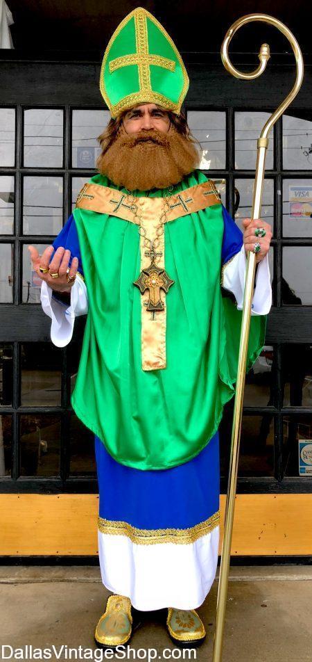 Ardiente nombre de la marca Zapatos antideslizantes Liturgical St. Patrick Costume for St Patrick's Pageant or Parades.