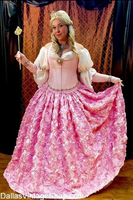 This Fairy Tale Princess Costume illustrates our Princess Costume Collection, our Princess Gowns, our Princess Wigs, Corsets, Jewelry, Tiaras & Other Accessories that we have in stock.