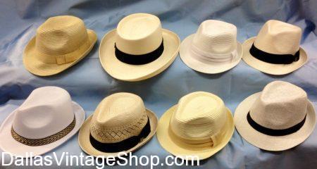 These Cuban Straw Hats, Cuban Men's Hats, Cuban Panama Hats, Cuban Fedoras, Cuban Vintage Hats, Cuban Palm Leaf Hats and Cuban Attire is abundant at Dallas Vintage Shop