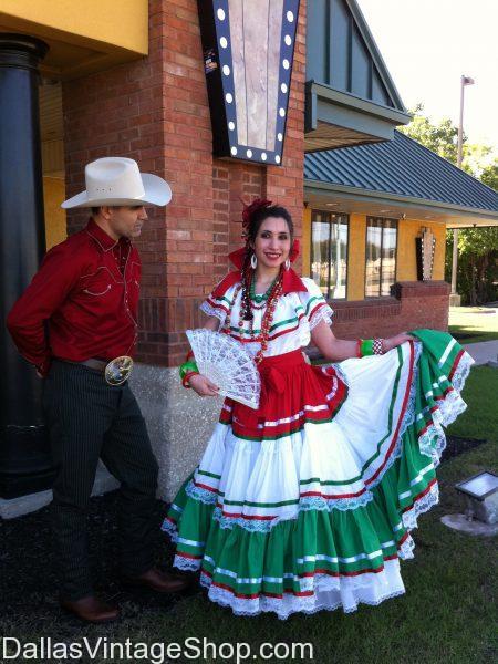 Cinco de Mayo couples folklore dance costumes dallas