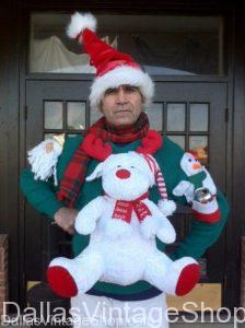 ugly Christmas sweaters in Dallas, Dallas Vintage Shop has the ugliest Christmas Sweaters, craziest