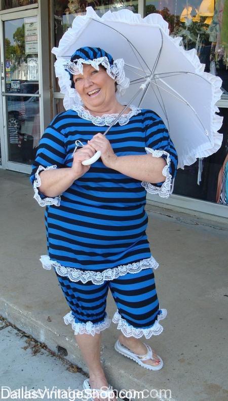 Plus size 20's Bathing Suit Costume, Plus size 20's Bathing Suit Costume,
