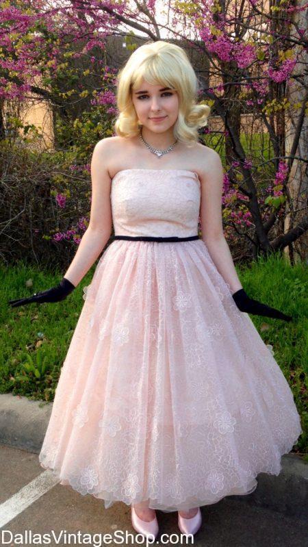 50's store prom dresses