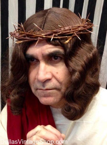 Easter Jesus Crown of Thorns Easter Pageant Quality Wigs More