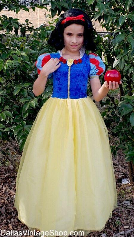 Beautiful Snow White and other Girls Princess Dresses in stock