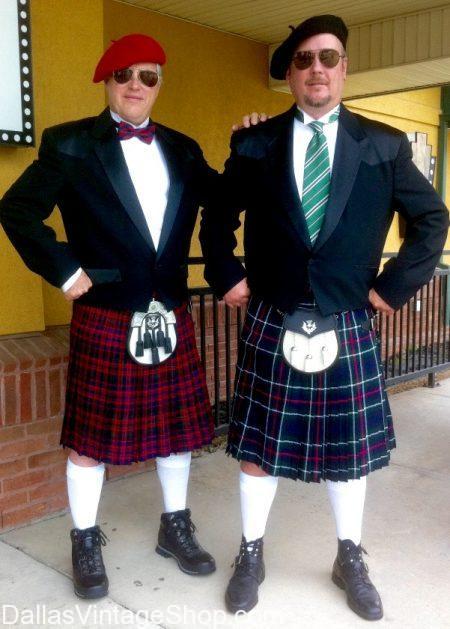 mens irish kilt costume