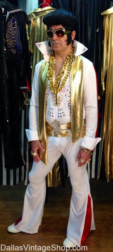 Iconic Elvis Presley White Jumpsuit Dallas Vintage Clothing