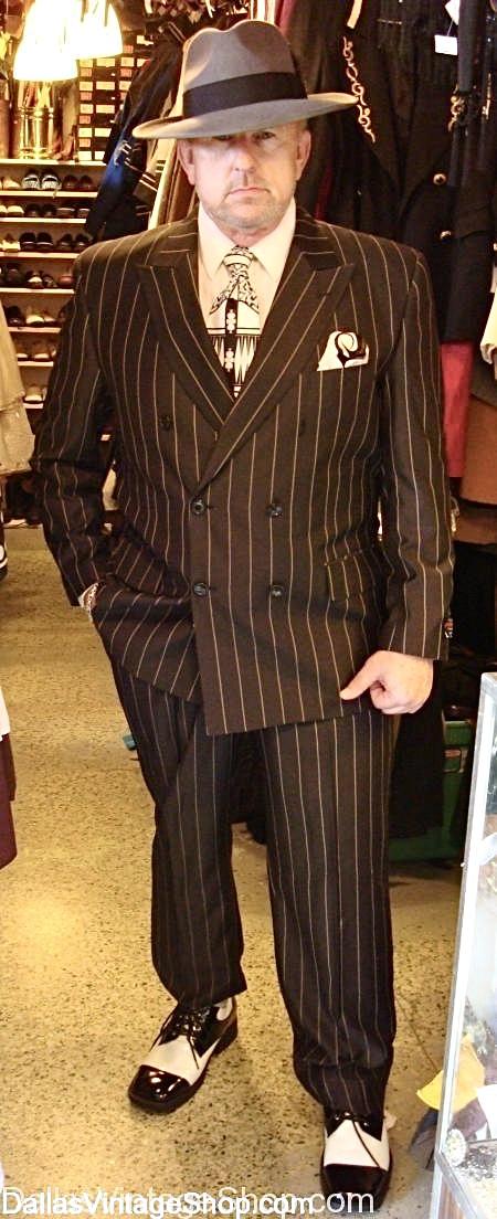 Men's Vintage Suits: Any Period, 3Pc., 2Pc. Double & Single