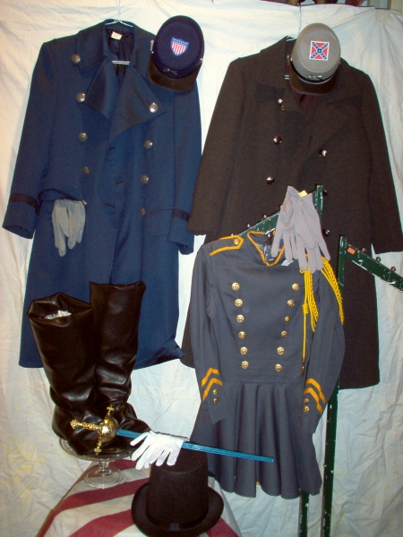 Civil War Historical Period Costumes Dallas, DFW Civil War Soldier Costumes and Accessories, Civil War Mens Costumes & Accessories Dallas, Historical Characters Costumes Dallas Area, civil war clothes
