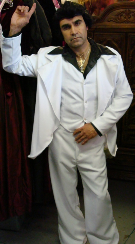 Hollywood John Travolta White Suit, John Travolta, John Travolta Dallas, John Travolta Costumes, John Travolta Costume Dallas, Saturday Night Fever Costume, Saturday Night Fever Costume Dallas, Disco Costume, Disco Costume Dallas, Disco Suit, Disco Suit Dallas, 