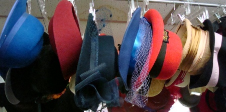 40’s Hats with nets, etc.