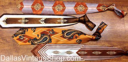 Mens Period Ties, Mens 1940s Ties, Mens Swing Dance Ties, Mens 1930s Brown Suit Ties, Mens USO Ties, Mens Geometric Ties, Mens Fancy Ties
