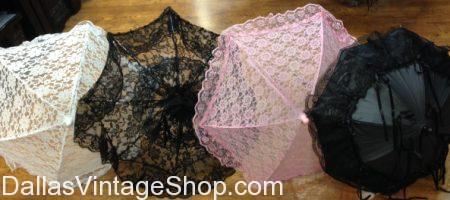 small white lace umbrella