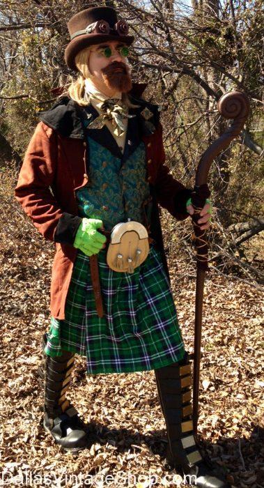 Men in kilt Renaissance fair costume