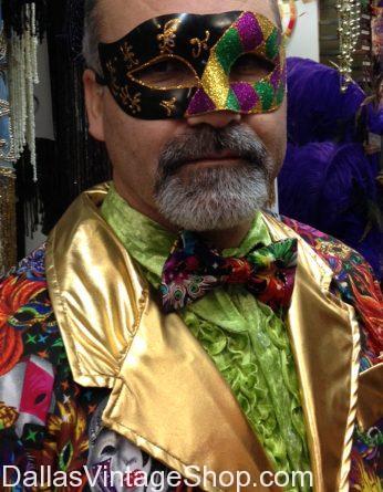 IN STOCK NOW: GREAT Mens Mardi Gras Masks & Costume Ideas Dallas