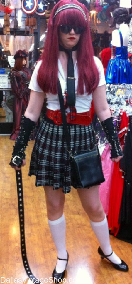 A-Kon Dallas Anime School Girl Kill Bill Gogo Yubari Costume A-Kon Dates, Tickets & Costume Details are at Dallas Vintage Shop.