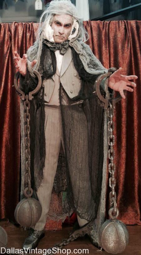 Deluxe 'A Christmas Carol' Theatrical Costume, All Dickens Characters: Ghost of Jacob Marley, Christmas Past, Present & Future, Scrooge.