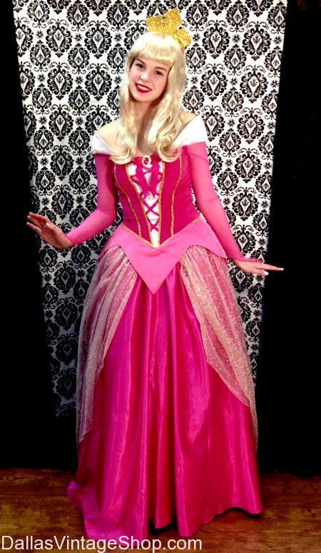 Disney Costumes, Disney Princess Dress Adult Sleeping Beauty Dress Cosplay  