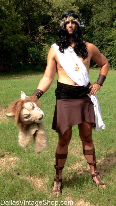 Samson Biblical Strong Man Costume, Bible Character - Dallas Vintage ...