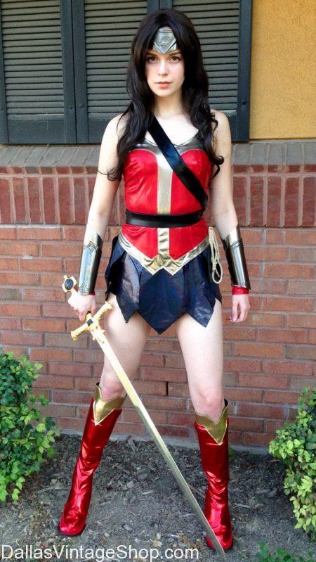 Wonder Woman, Superhero Costume - Dallas Vintage Clothing & Costume Shop