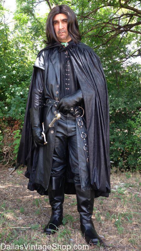 Medieval Manly Men Attire: Mercenaries, Soldiers, Swordsmen & Assassin  Costumes - Dallas Vintage Clothing & Costume Shop