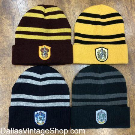 Harry Potter, Gryffindor, Hufflepuff, Ravenclaw, and Slytherin Harry Potter Hats