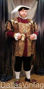 Royalty, King Henry VIII Costume, Regal English Renaissance Period Attire
