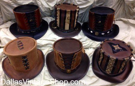 top hat, burning man top hat, steampunk top hat, stovepipe hat, burning man hats, hats