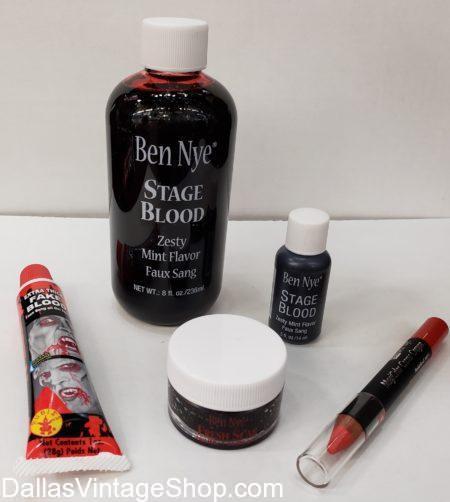 We have Vampire Costume Stage Blood, Vampire Blood, Vampire Makeup Kits. Vampire Costumes & Accessories, Ben Nye Vampire Coagulated Blood, Ben Nye Quality Vampire Blood, Special Effects Blood, Ben Nye Quality Costume Makeup in Stock.