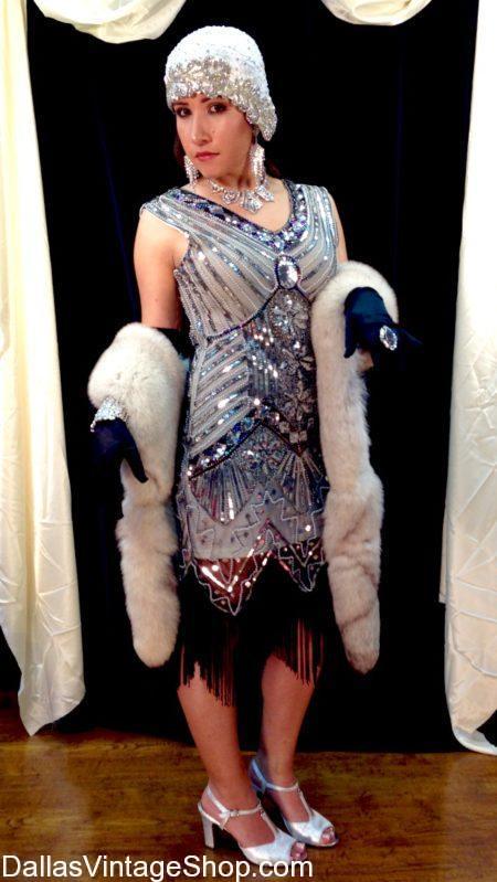 Get 1920's Classic Attire, Stunning Beaded Tasseled Flapper Dresses and 1920's Classic Attire, 1920's Beaded Flapper Dresses, Superior Quality 1920's Dresses, 1920's Authentic Styles, 1920's Gala Attire, Beaded 1920's Gowns, Fancy Sequined 1920's Dresses, Rich 1920's Dresses, Exclusive 1920's Dresses & Accessories, 1920's Cloche Hats, Complete High Class 1920's Dresses, Get Couture 1920's Fashions.