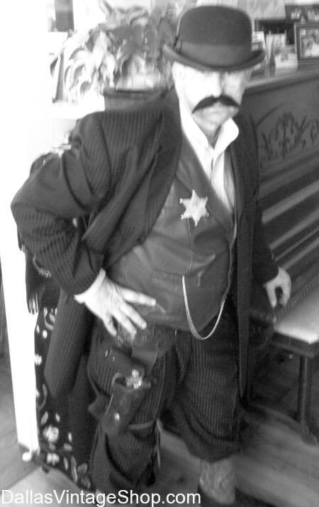 old west dusters, old west sheriff, old west hats, old west boots, Old West Sheriff Costumes
