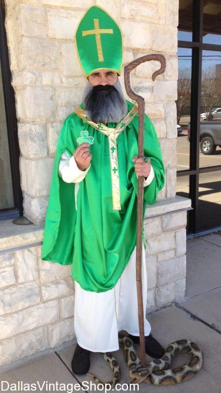 We are Dallas' largest collection of St. Patrick Clerical Attire, Irish Costumes & St. Patty's Day Celebration Costumes.
