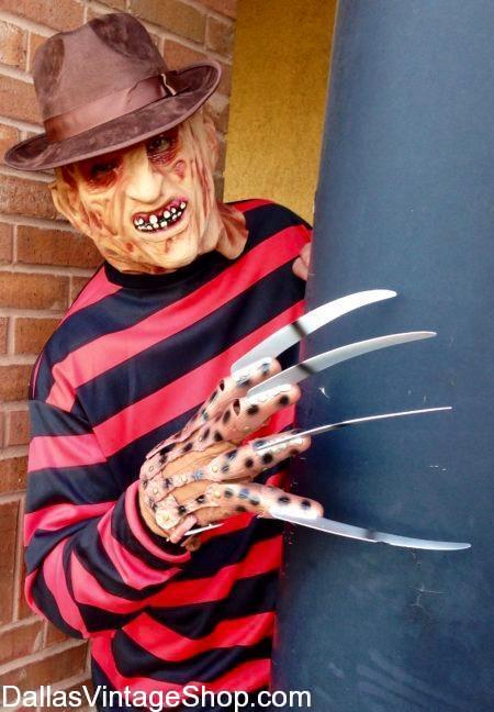 Update TEXAS HAUNTERS CONVENTION: Mesquite TX, July 16-17, Costume Rules, Costume Contest, Costume Ball, Costume Ideas, Horror Story Characters, Scary Movie Characters, Vampires, Scary Clowns and Freddy Kruger Costumes, Masks & Makeup from Dallas Vintage Shop.