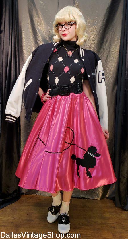 Poodle Skirts Dallas: Unlimited Colors & Styles of Poodle Skirts are at Dallas Vintage Shop.