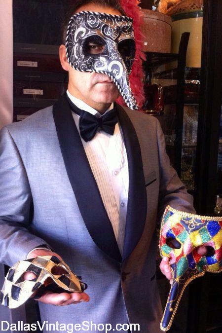 Steam Punk Phantom of The Opera Vintage Masquerade Venetian Luxury Men Face Mask/Party/Fancy Ball/Prom/Mardi Gras/Wedding/Wall Decoration Black