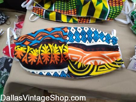 African Print Face Coverings