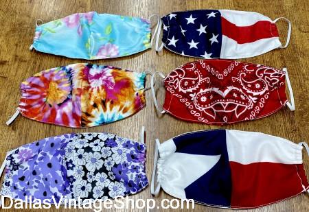 Face Masks for sale Dallas, Cloth Face Coverings are for sale at Dallas Vintage Shop.