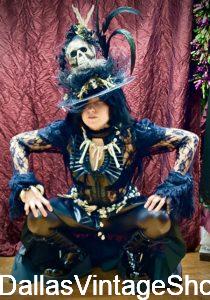 See our huge selection of Witch Doctor Women Hats, Dresses, Bone Jewelry, and Victorian Voodoo Attire.